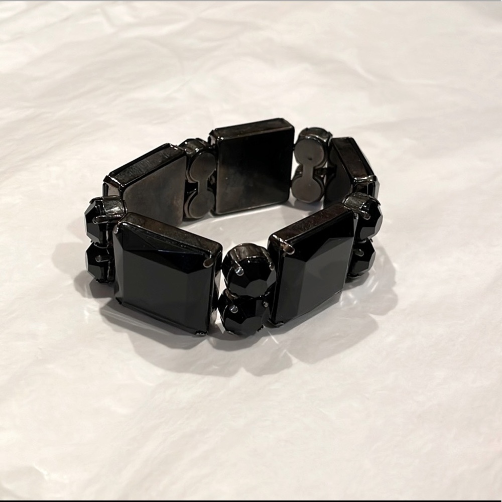 Black Chunky Bracelet